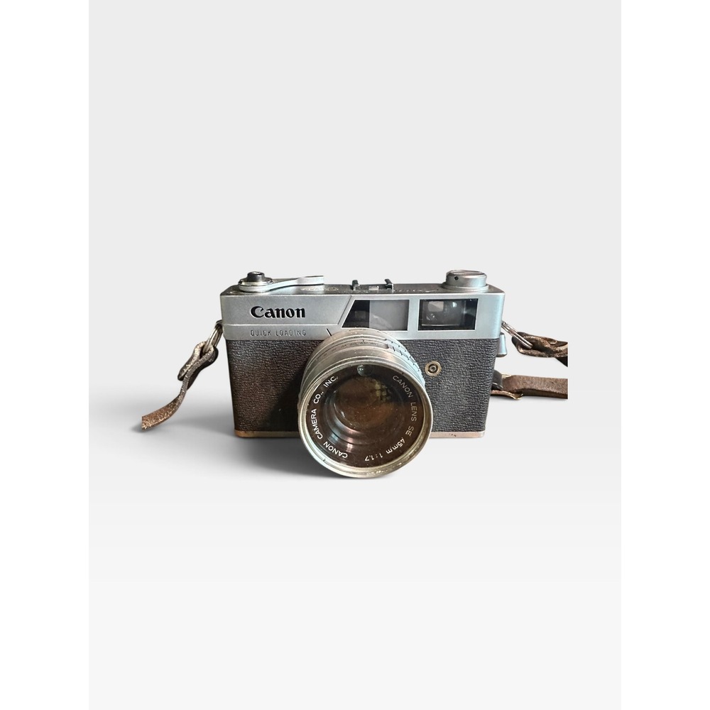 Canon Canonet QL17 Rangefinder Camera 35mm Film Canon (Untested)